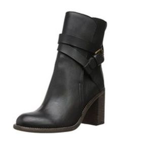 See by Chloe Black ankle strap boots